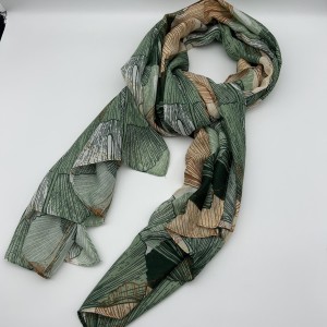 Green Butterfly Bird Scarf